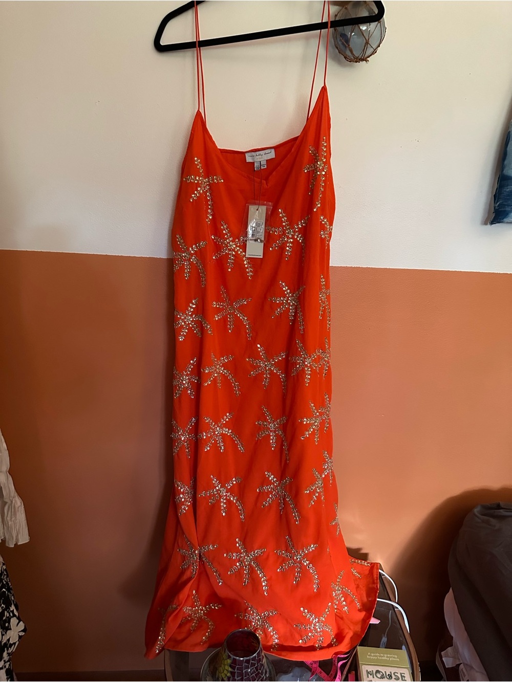 Never fully dressed embellished palm dress (READ)